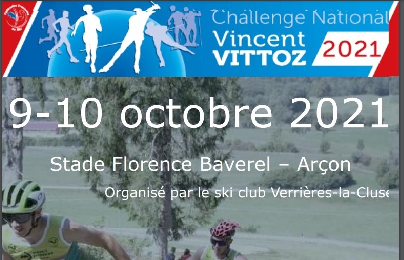 DERNIERES INFORMATIONS !  CHALLENGE NATIONAL VINCENT VITTOZ : SAMEDI 09 et DIMANCHE 10